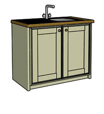 Door only sink unit   - Click here to view this product