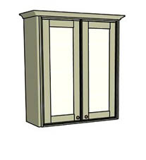 Double door only - glass - Click here to view this product
