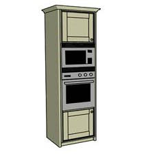 Single oven & microwave housing - Click here to view this product