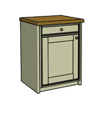 Single drawer & door  - Click here to view this product