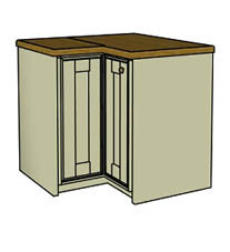 Double hinged corner  - Click here to view this product